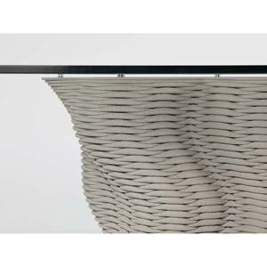 Corail Contemporary Dining <b>Table</b> Handmade <b>Solid</b> <b>Wood</b> Oval Design Convertible Luxury Assembled for Home Furniture for Apartment - Product Image 6