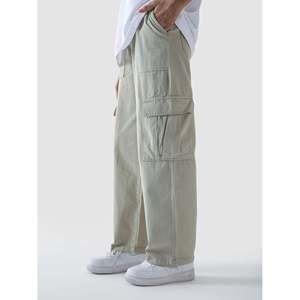 Pantalones Cargo Mint Chalk VII, 100% Lona de Algodón, Corte Recto con Estampado Chalk Mint - Product Image 5