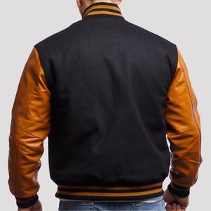 Veste de baseball universitaire pour hommes, design personnalisé en gros, veste varsity, veste varsity en laine/cuir - Product Image 5