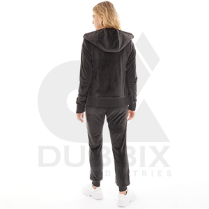 Ensemble de survêtement à capuche à manches longues nouveau style personnalisé de haute qualité pour femmes écologique grande taille pour la course à pied en gros - Product Image 2