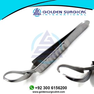 Pince à serviette | Pince à épiler chirurgicale Instruments en acier inoxydable | Instruments vétérinaires - Product Image 2