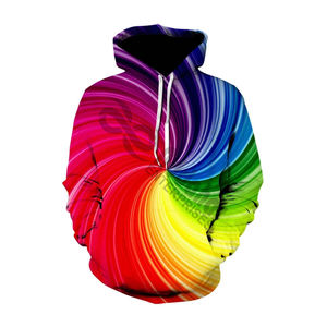 Sudaderas con capucha impresas por sublimación 3D personalizadas de alta calidad para hombres Nuevo logotipo bordado Sudaderas con capucha con estampado al por mayor - Product Image 3