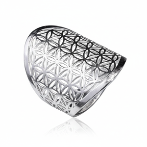 Anillo de plata de ley 925 con diseño de mandala, regalo de cumpleaños y aniversario - Product Image 1