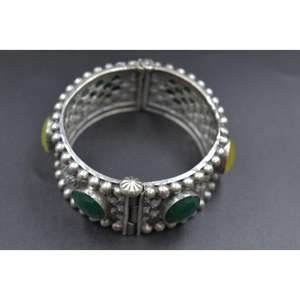 high quality latest fashion handmade designer <b>silver</b> look alike western look openable <b>bangle</b> <b>for</b> girls and <b>women</b> - Product Image 4