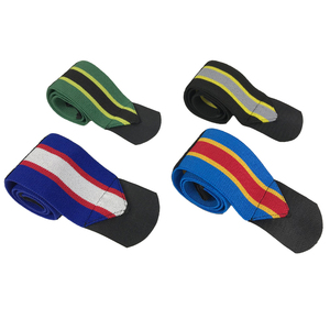 Venta al por mayor personalizado gimnasio Fitness Heavy Duty Powerlifting muñequeras ejercicio muñequeras de tela para Powerlifting en función antideslizante - Product Image 4