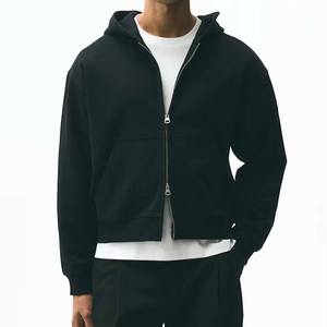 100% Cotton <b>Fleece</b> double layered <b>Hoodie</b> for <b>Men</b> Loose Fit Pullover with Hooded Collar Heavyweight Sweatshirt for Winter for <b>men</b> - Product Image 1