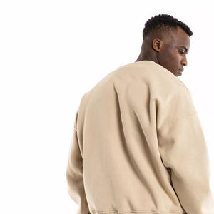 OEM & ODM สเวตเตอร์คอกลมแนววินเทจสะพายไหล่ของผู้ชาย, สินค้าใหม่เสื้อสเวตเชิ้ตขนาดใหญ่ใส่ได้ทั้งชายและหญิง - Product Image 5