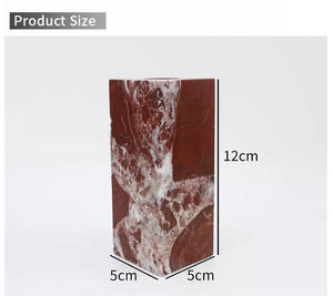 Candelero cónico de mármol blanco, candelabro decorativo de mármol sólido, decoración de iluminación para el hogar y la decoración del centro de mesa de boda - Product Image 6