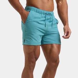 กางเกงขาสั้นผ้าโพลีเอสเตอร์สำหรับผู้ชายกางเกงขาสั้นผ้าโพลีเอสเตอร์สำหรับผู้ชายดีไซน์โลโก้แบบลำลองสำหรับฤดูร้อน - Product Image 2