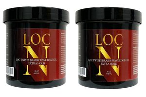 เจลจัดแต่งทรงผม LOCN Edge Extra Hold ขนาด 16 ออนซ์ แพ็ค 2 ชิ้น - Product Image 1