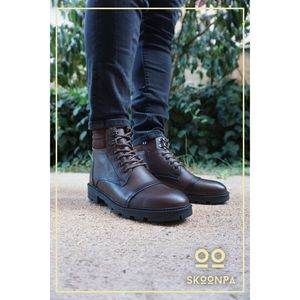 Stivali da uomo foderati in vera pelle - Product Image 2
