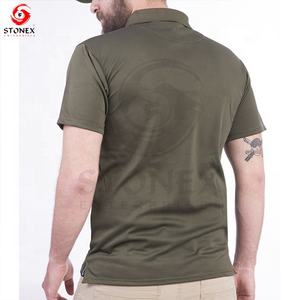 เสื้อยืดโปโลสำหรับผู้ชายเสื้อกอล์ฟผ้าโพลีเอสเตอร์ออกแบบได้ตามต้องการสำหรับ100% - Product Image 4