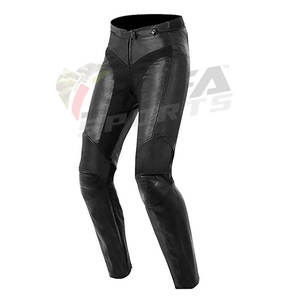 Vêtements de sport légers pantalons en cuir de moto pantalons en cuir de moto de haute qualité pour adultes - Product Image 1