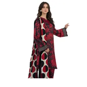 巴基斯坦印度派对服装休闲装婚纱女装新款时尚风格沙尔瓦尔·卡梅兹·库尔蒂风格2PC & 3PC连衣裙