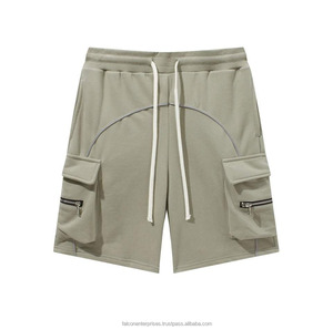 Shorts de survêtement pour femmes, taille élastique, grande taille, style streetwear, en polyester/coton respirant, avec impression de logo personnalisé - Product Image 6