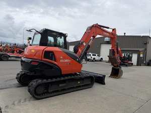 Excavatrice KUBOTA K080-4 multifonctionnelle de 8 tonnes pour travaux de construction, disponible en 2020 - Product Image 4