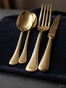 Couverts en acier inoxydable finition argentée brillance polie qui ajoute de la sophistication aux repas quotidiens et festifs - Product Image 4