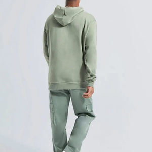 Vente en gros de basiques de la mode pour hommes avec logo personnalisé, pull en coton mélangé 2025 vierge sweat à capuche en coton imprimé quantité sweats à capuche pour hommes - Product Image 4