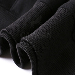 Sweat-shirts à capuche unis en polaire pour hommes grandes tailles, tendance, en stock, vêtements d'hiver, logo personnalisé, couleur unie - Product Image 6