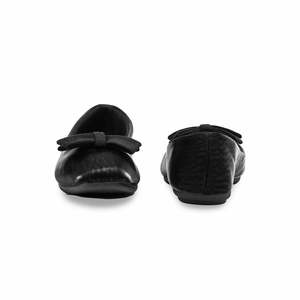 Mesdames WN0967 Pompes plates noires - Product Image 2