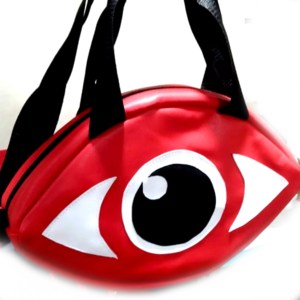 Wholesale Factory Made Genuine Leather Handmade Personalized Eye <b>Crossbody</b> Red <b>Bag</b> for <b>Men</b>/Women for Outdoor - Product Image 4