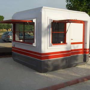 SAFTER MARINE Fibra de vidrio ligera 270x270xh240 Quiosco Versátil Almacén al aire libre Cocina Prefabricada Comedor Parque Paneles sándwich - Product Image 1