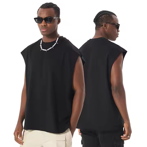 Stringer débardeur pour hommes Logo personnalisé et options unies débardeurs de fitness pour hommes personnalisables en gros - Product Image 6