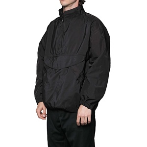 Servicio OEM Personalizado, Chaqueta Cortavientos con Capucha de Lona 100% Algodón, Hecha a Medida, de Alta Calidad, Nuevo Estilo de Moda para Hombre - Product Image 3