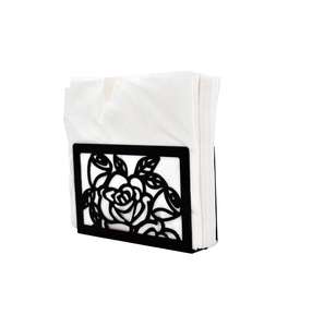 Porte-serviettes en métal de couleur or de qualité supérieure, élégant support de table pour serviettes en papier et en tissu - Product Image 6