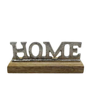 กระต่ายตกแต่งหรูหราพร้อมฐานไม้โชว์ผลงานอลูมิเนียมทองเหลืองหยาบและสีธรรมชาติสำหรับตกแต่งโต๊ะในบ้าน - Product Image 3