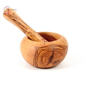 Hot Selling Awesome Mini Wooden Mortan And Pestle Unique Handed <b>Grinder</b> Dry Spice <b>Herb</b> Medicine Best Kitchenware Gadget - Product Image 5