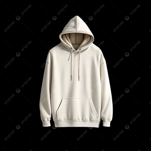Wholesale Comfortable Oversized Fit Women's Hoodie Streetwear Embroidery Design Solid Front Pockets Heavy Weight French Terry - Product Image 5