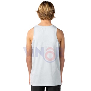 2025-26 última alta calidad barata interior debajo de la camisa algodón blanco gimnasio verano sólido sudor chaleco transpirable hombres camiseta sin mangas con OEM - Product Image 2