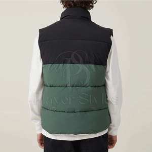 Vente chaude de haute qualité hommes hiver laine doudoune veste col montant à capuche toile tissu nouvel état - Product Image 3