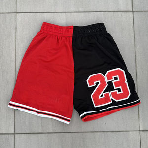 Pantalones cortos de nailon/algodón de talla grande para hombre, de gran tamaño, respetuosos con el medio ambiente, con estampado de logotipo personalizado, sólidos, transpirables, de secado rápido, venta al por mayor - Product Image 4