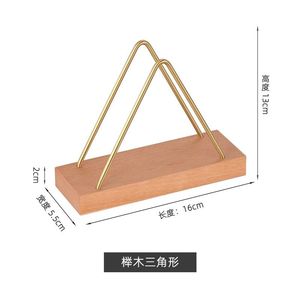 Porte-mouchoirs en métal élégant avec base en bois et distributeur de cure-dents intégré: accessoire multifonctionnel pour la maison et le bureau - Product Image 1