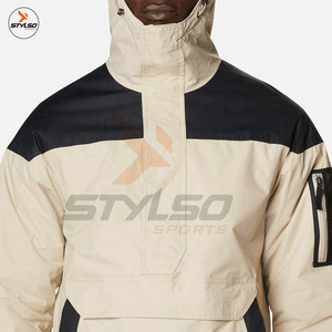 แจ็กเก็ตโพลีเอสเตอร์สำหรับผู้ชายเสื้อกันลมบล็อกสี100% สำหรับ USA - Product Image 4