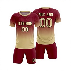 Camiseta de Fútbol de Invierno de Tailandia al por Mayor, Sublimada, Impresa, que Absorbe la Humedad, de Secado Rápido, con Nombre de Equipo Personalizado - Product Image 1