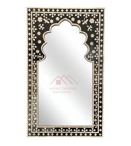 Espejos Hechos a Mano en Oferta, Espejos de Pared de Madera con Incrustaciones de Hueso, Arte de Pared de Madera - Product Image 5