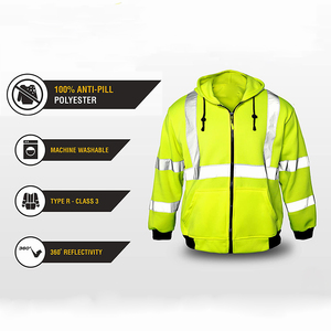 Vestes d'hiver imperméables de couleur de visibilité élevée avec le pocke multiple - Product Image 4