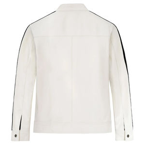 แจ็กเก็ตหนังแท้สำหรับผู้ชายแจ็กเก็ตหนังแท้สไตล์สตรีทแวร์เสื้อแจ็กเก็ตหนังแฟชั่น - Product Image 2