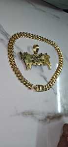 14K chapado en oro amarillo 4.30Ct Real CVD corte diamante personalizable nombre plata esterlina joyería letra Patterncharm para fiestas - Product Image 3