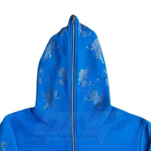 Vente en gros Sweats à capuche respirants en coton mélangé pour hommes derniers styles de sweats à capuche personnalisés de couleur personnalisée - Product Image 3