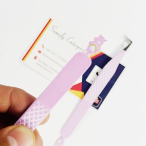 Pince à épiler professionnelle antistatique durable en acier inoxydable avec logo personnalisé imprimé motif ours Somofy Enterprises - Product Image 5