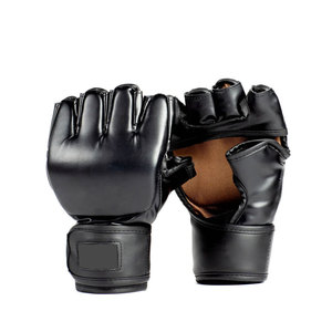 Guantes de MMA de PU con Diseño Personalizado y Cierre de Velcro - Unisex, Alta Calidad, Ligeros y Transpirables para Entrenamiento al Aire Libre - Product Image 1
