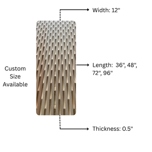 Paneles de pared de madera maciza 3D modernos Paneles de revestimiento de pared decorativos de madera para decoración de interiores Paneles de pared de madera maciza 3D - Product Image 2