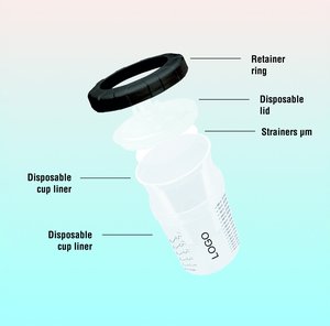 200ml 400ml 600ml 800ml di vernice monouso tazze di miscelazione per auto pistole a spruzzo con coperchi tappi kit per verniciatura carrozzeria - Product Image 4