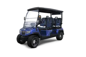 Carrito de Golf Eléctrico de Lujo de 4 Plazas con Paquete LED, Velocidad de 24 km/h, Alcance de 60-100 km, Sistema de Alto Torque para el Transporte de Invitados Premium - Product Image 5