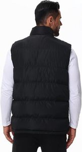 Factory Direct <b>Sale</b> Best Selling Men's Winter Casual High Quality Breathable Customized Puffer Vest <b>Zipper</b> 100% Polyester - Product Image 3