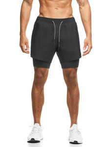 Pantalones cortos de entrenamiento para correr para hombre, pantalones cortos transpirables para correr, pantalones cortos de malla para hombre, Joggers, Fitness, entrenamiento atlético, gimnasio - Product Image 3